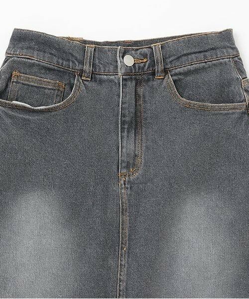 Mi-je / ミジェ ミニ・ひざ丈スカート | デニムロングスカート【韓国ファッション】 | 詳細8