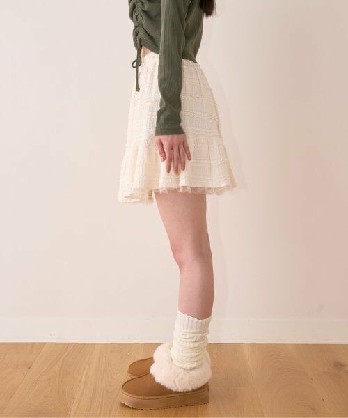 Mi-je / ミジェ ミニ・ひざ丈スカート | ティアードミニスカート【韓国ファッション】 | 詳細2