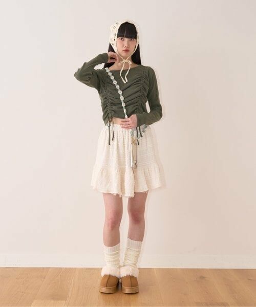 Mi-je / ミジェ ミニ・ひざ丈スカート | ティアードミニスカート【韓国ファッション】 | 詳細6