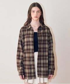 Mi-je / ミジェ シャツ・ブラウス | オンブレチェックシャツ【韓国ファッション】