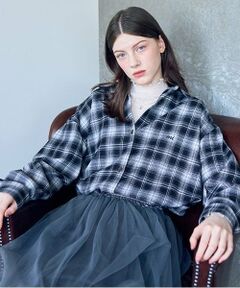 Mi-je / ミジェ シャツ・ブラウス | オンブレチェックシャツ【韓国ファッション】
