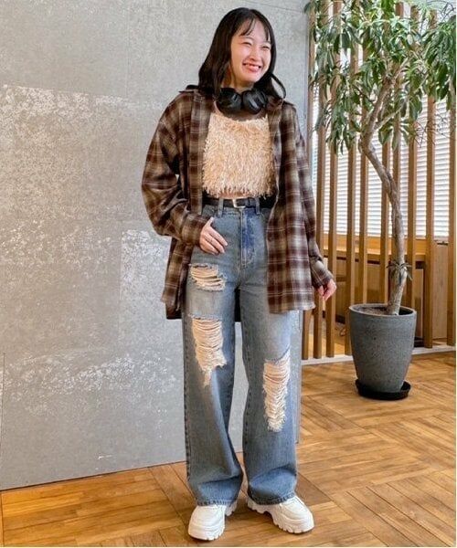 Mi-je / ミジェ シャツ・ブラウス | オンブレチェックシャツ【韓国ファッション】 | 詳細17