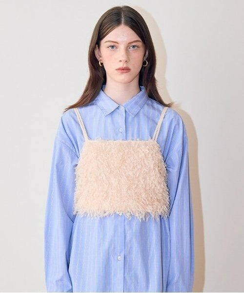 Mi-je / ミジェ Tシャツ | フェザービスチェ【韓国ファッション】（アイボリー）