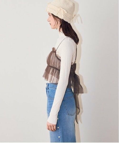Mi-je / ミジェ ニット・セーター | チュールビスチェニットSET【韓国ファッション】 | 詳細1