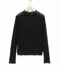 Mi-je / ミジェ Tシャツ | チュールハイネックインナー【韓国ファッション】