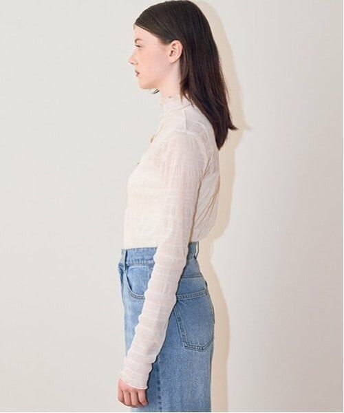 Mi-je / ミジェ Tシャツ | チュールハイネックインナー【韓国ファッション】 | 詳細1