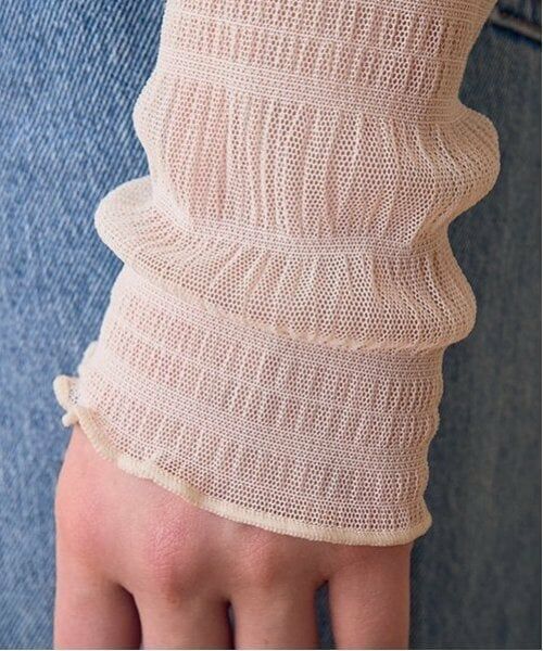 Mi-je / ミジェ Tシャツ | チュールハイネックインナー【韓国ファッション】 | 詳細3