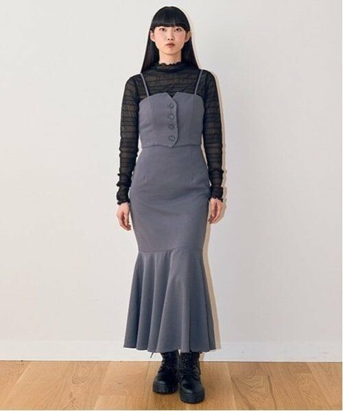 Mi-je / ミジェ Tシャツ | チュールハイネックインナー【韓国ファッション】 | 詳細7