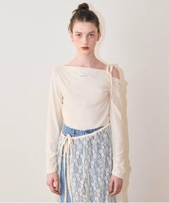 ワンショルリボンテレコ【韓国ファッション】