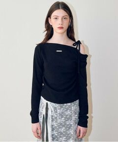 Mi-je / ミジェ Tシャツ | ワンショルリボンテレコ【韓国ファッション】