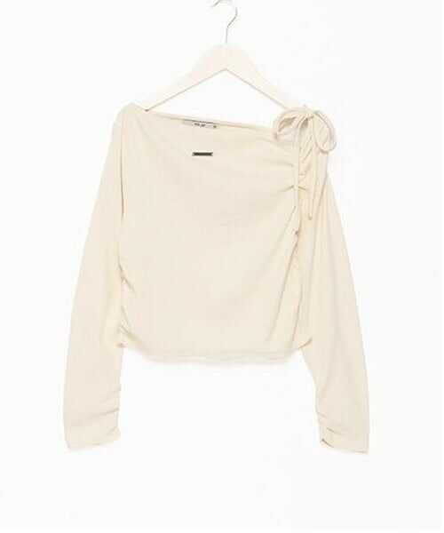 Mi-je / ミジェ Tシャツ | ワンショルリボンテレコ【韓国ファッション】 | 詳細10