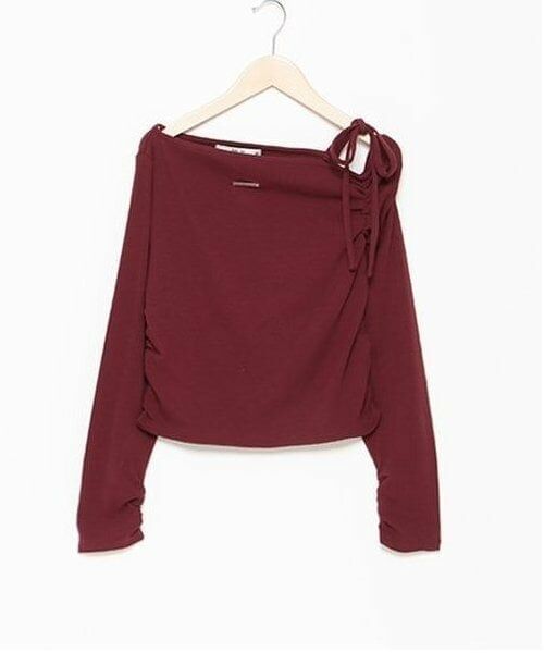 Mi-je / ミジェ Tシャツ | ワンショルリボンテレコ【韓国ファッション】 | 詳細11