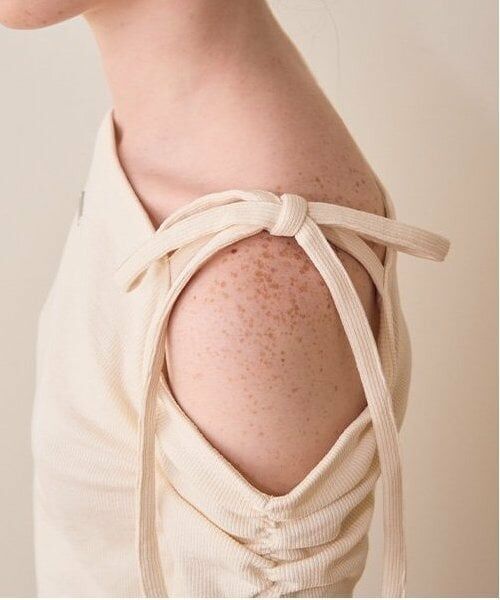 Mi-je / ミジェ Tシャツ | ワンショルリボンテレコ【韓国ファッション】 | 詳細5