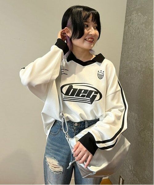 Mi-je / ミジェ Tシャツ | ゲームポロプルオーバー【韓国ファッション】 | 詳細17