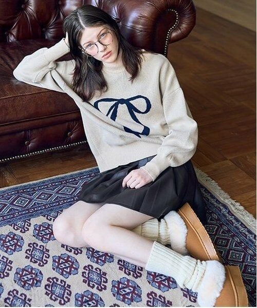 Mi-je / ミジェ ニット・セーター | アソートジャガードニット【韓国ファッション】 | 詳細10