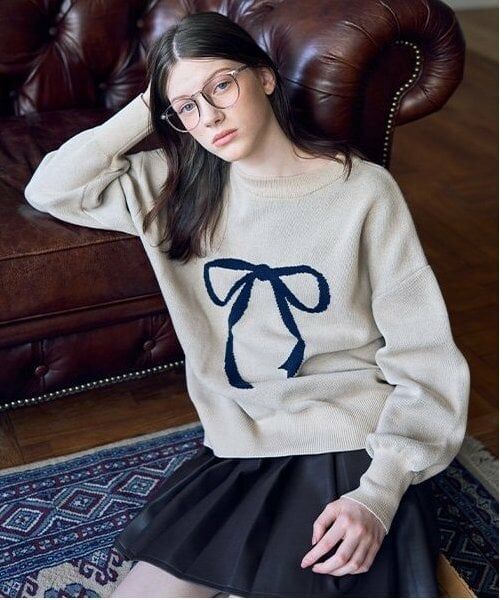 Mi-je / ミジェ ニット・セーター | アソートジャガードニット【韓国ファッション】 | 詳細11