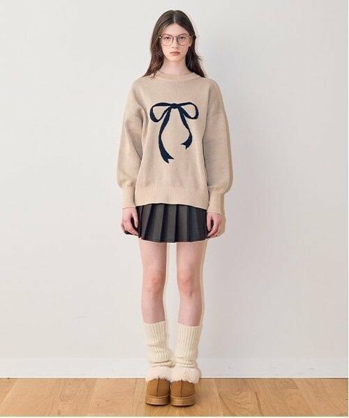 Mi-je / ミジェ ニット・セーター | アソートジャガードニット【韓国ファッション】 | 詳細6