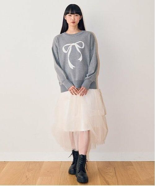 Mi-je / ミジェ ニット・セーター | アソートジャガードニット【韓国ファッション】 | 詳細8