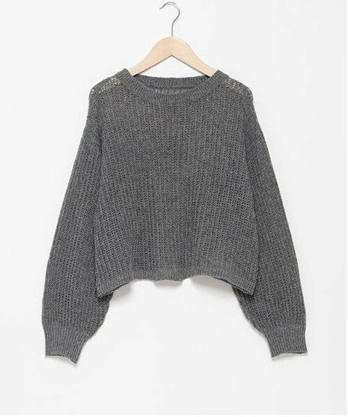 Mi-je / ミジェ ニット・セーター | メッシュニット【韓国ファッション】 | 詳細7