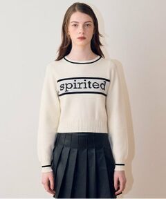 Mi-je / ミジェ ニット・セーター | ラインロゴジャガードニット【韓国ファッション】