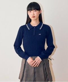 Mi-je / ミジェ ニット・セーター | コンパクトポロニット【韓国ファッション】