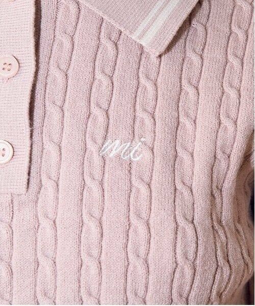 Mi-je / ミジェ ニット・セーター | コンパクトポロニット【韓国ファッション】 | 詳細3