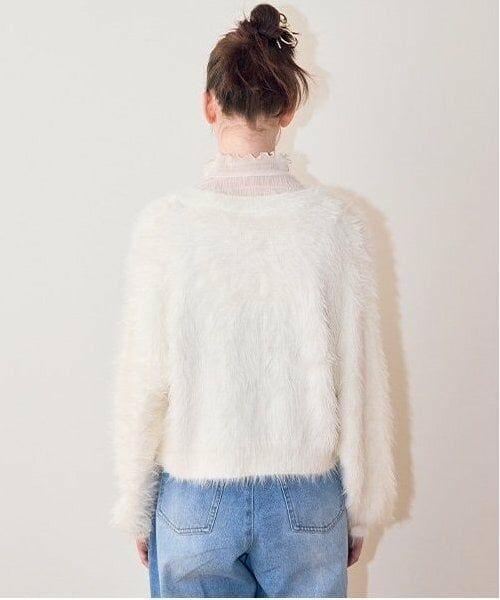 Mi-je / ミジェ ニット・セーター | シャギーショートカーディガン【韓国ファッション】 | 詳細2