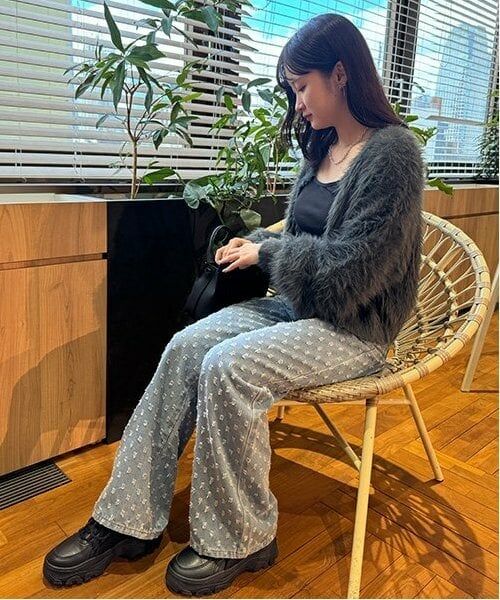 Mi-je / ミジェ ニット・セーター | シャギーショートカーディガン【韓国ファッション】 | 詳細21