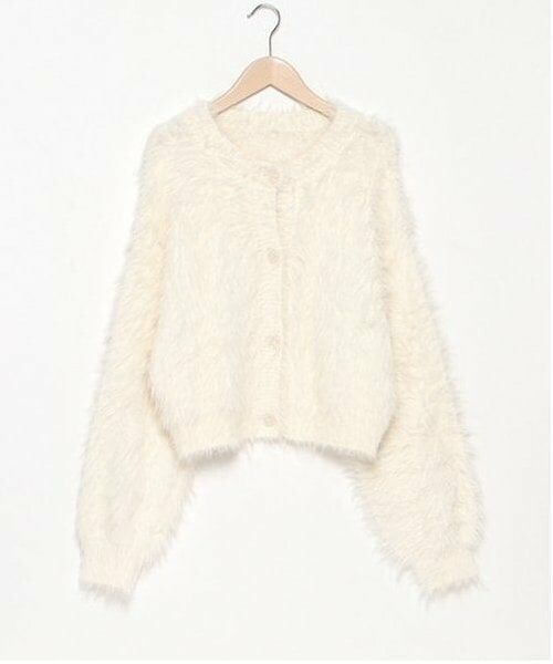 Mi-je / ミジェ ニット・セーター | シャギーショートカーディガン【韓国ファッション】 | 詳細7