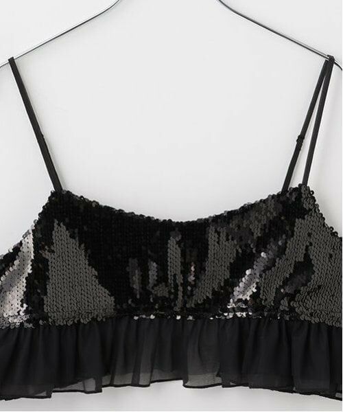 Mi-je / ミジェ Tシャツ | スパンコールビスチェ【韓国ファッション】 | 詳細2