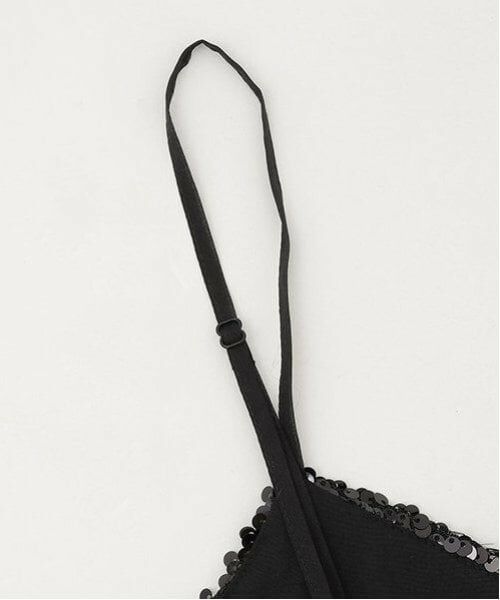 Mi-je / ミジェ Tシャツ | スパンコールビスチェ【韓国ファッション】 | 詳細4