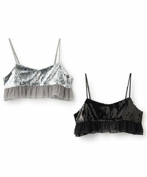 Mi-je / ミジェ Tシャツ | スパンコールビスチェ【韓国ファッション】 | 詳細6