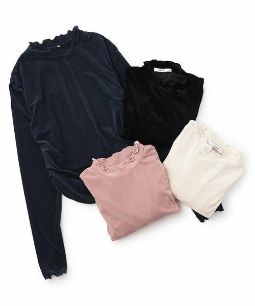 Mi-je / ミジェ Tシャツ | シアーベロアトップス【韓国ファッション】 | 詳細13