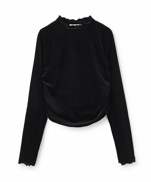 Mi-je / ミジェ Tシャツ | シアーベロアトップス【韓国ファッション】 | 詳細6