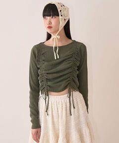 Mi-je / ミジェ Tシャツ | ピグメントシャーリングテレコ【韓国ファッション】