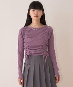 Mi-je / ミジェ Tシャツ | ピグメントシャーリングテレコ【韓国ファッション】