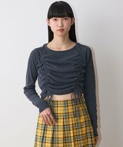 Mi-je / ミジェ Tシャツ | ピグメントシャーリングテレコ【韓国ファッション】