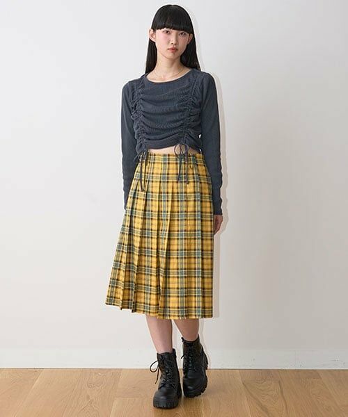 Mi-je / ミジェ Tシャツ | ピグメントシャーリングテレコ【韓国ファッション】 | 詳細11