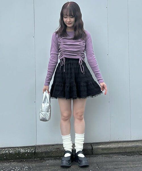 Mi-je / ミジェ Tシャツ | ピグメントシャーリングテレコ【韓国ファッション】 | 詳細13