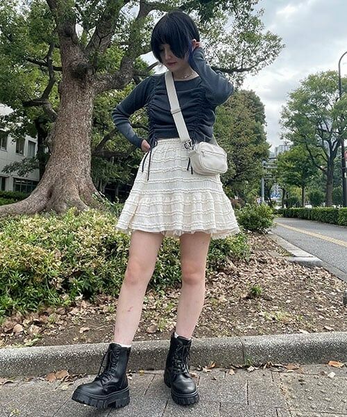 Mi-je / ミジェ Tシャツ | ピグメントシャーリングテレコ【韓国ファッション】 | 詳細16