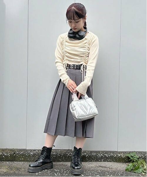 Mi-je / ミジェ Tシャツ | ピグメントシャーリングテレコ【韓国ファッション】 | 詳細19