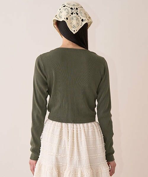 Mi-je / ミジェ Tシャツ | ピグメントシャーリングテレコ【韓国ファッション】 | 詳細2