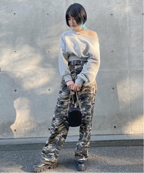 Mi-je / ミジェ Tシャツ | オフショルスウェットプルオーバー【韓国ファッション】 | 詳細13