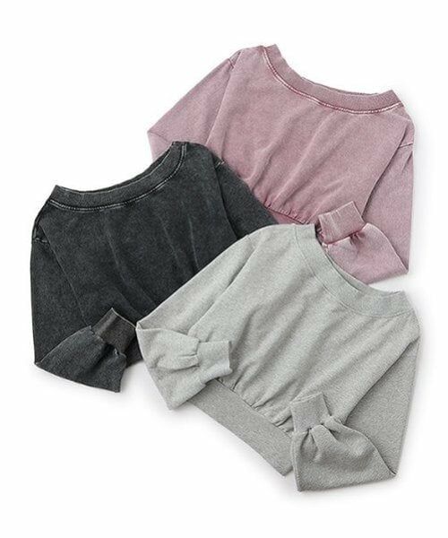 Mi-je / ミジェ Tシャツ | オフショルスウェットプルオーバー【韓国ファッション】 | 詳細15