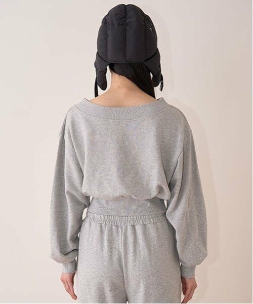 Mi-je / ミジェ Tシャツ | オフショルスウェットプルオーバー【韓国ファッション】 | 詳細3