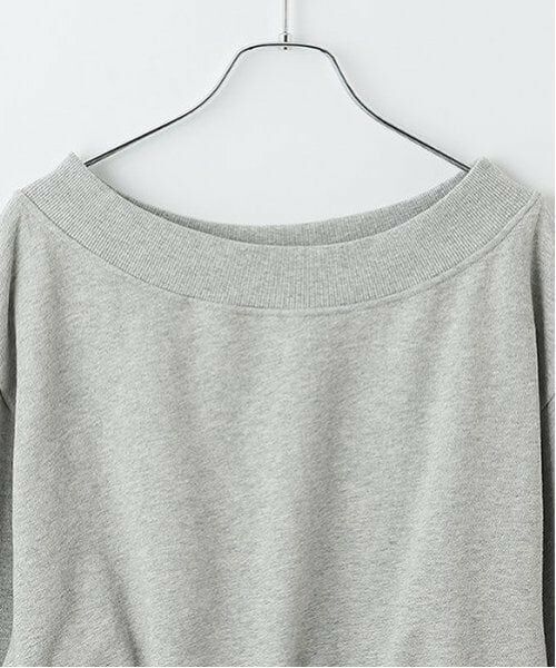 Mi-je / ミジェ Tシャツ | オフショルスウェットプルオーバー【韓国ファッション】 | 詳細4