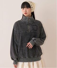 Mi-je / ミジェ Tシャツ | ハーフZIPプルオーバー【韓国ファッション】