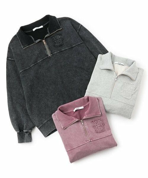 Mi-je / ミジェ Tシャツ | ハーフZIPプルオーバー【韓国ファッション】 | 詳細12