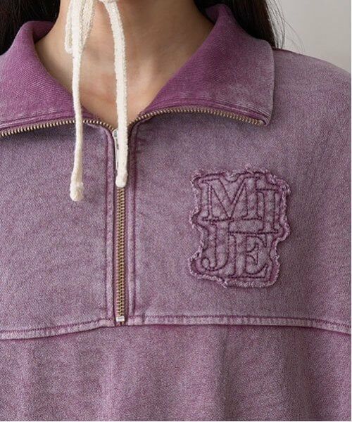 Mi-je / ミジェ Tシャツ | ハーフZIPプルオーバー【韓国ファッション】 | 詳細4