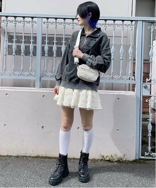 Mi-je / ミジェ Tシャツ | ハーフZIPプルオーバー【韓国ファッション】 | 詳細9